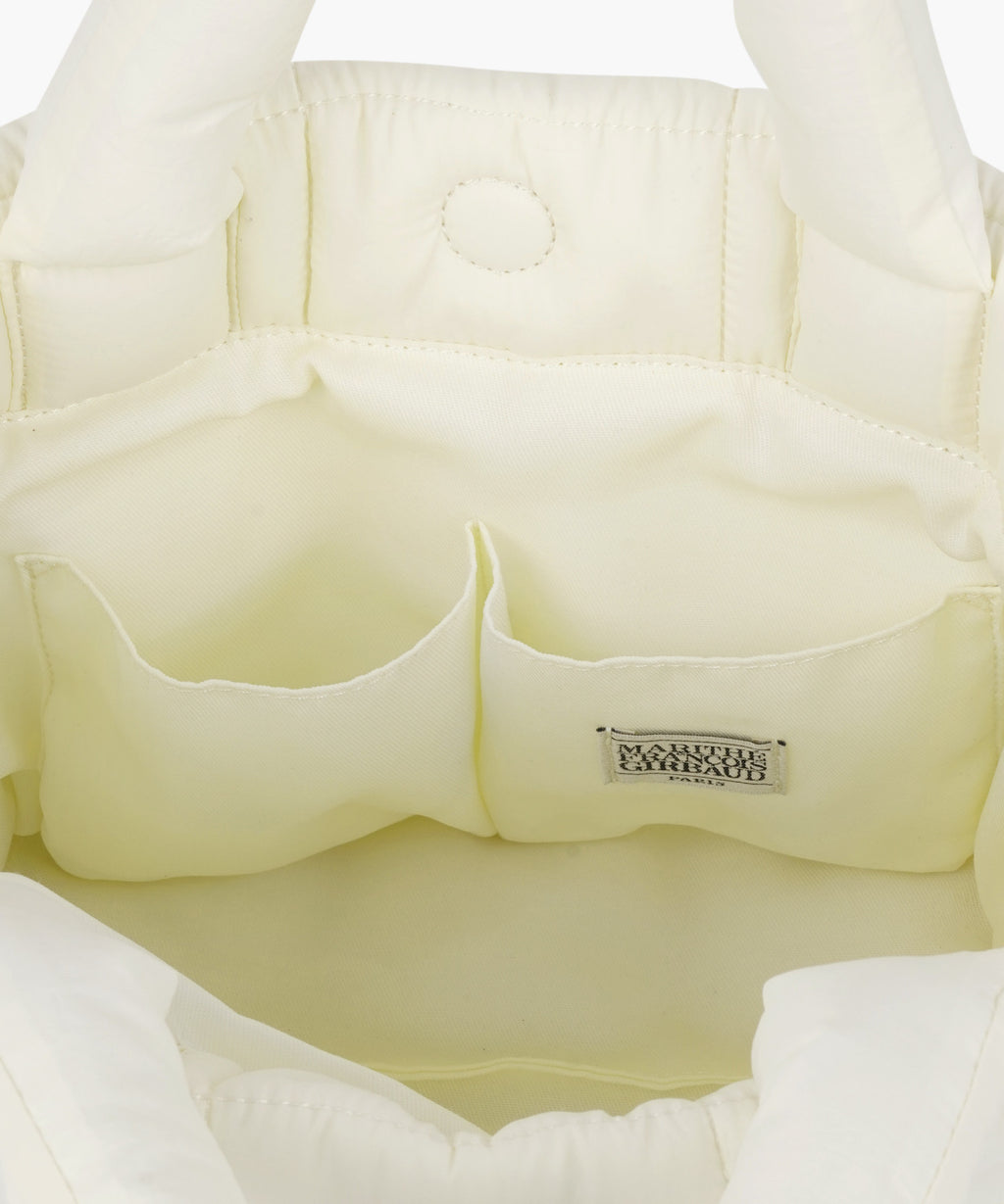 Marithe & Francois Girbaud - Classic Logo Padding Bag (Ivory) product image 5 | TRAB K-Fashion Australia