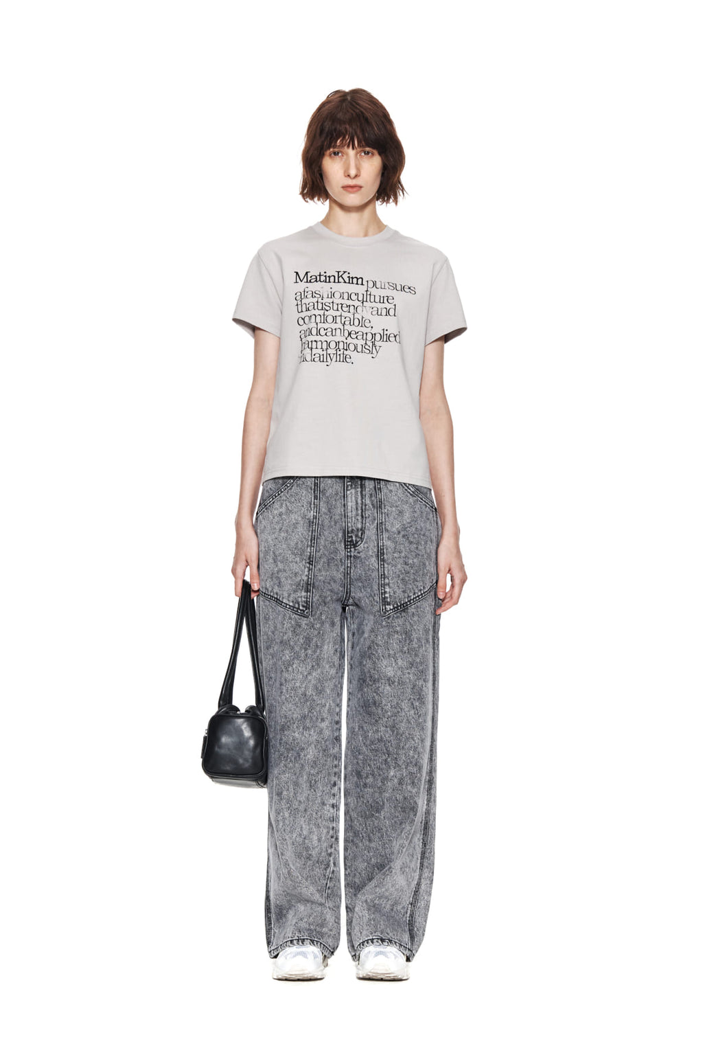 Matin Kim - Rivet Point Denim Pants (Black) product image 5 | TRAB K-Fashion Australia
