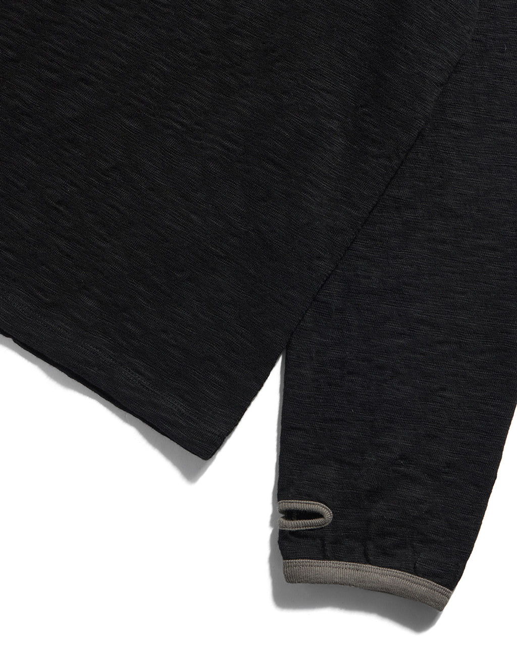 Eastlogue - Thumb Hole Ringer L.s T-shirts (Black & Charcoal) product image 7 | TRAB K-Fashion Australia