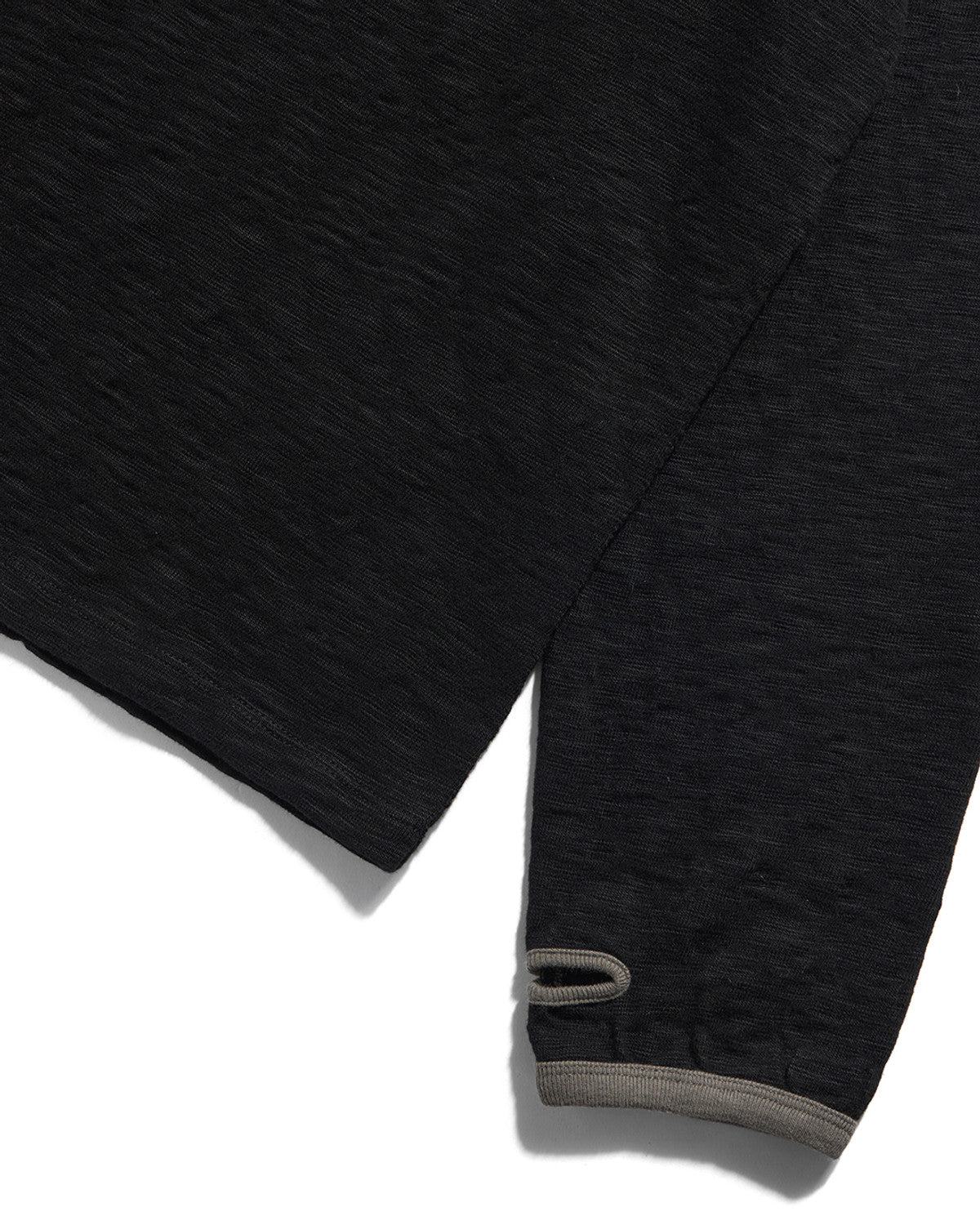 Eastlogue - Thumb Hole Ringer L.s T-shirts (Black & Charcoal) product image 7 | TRAB K-Fashion Australia