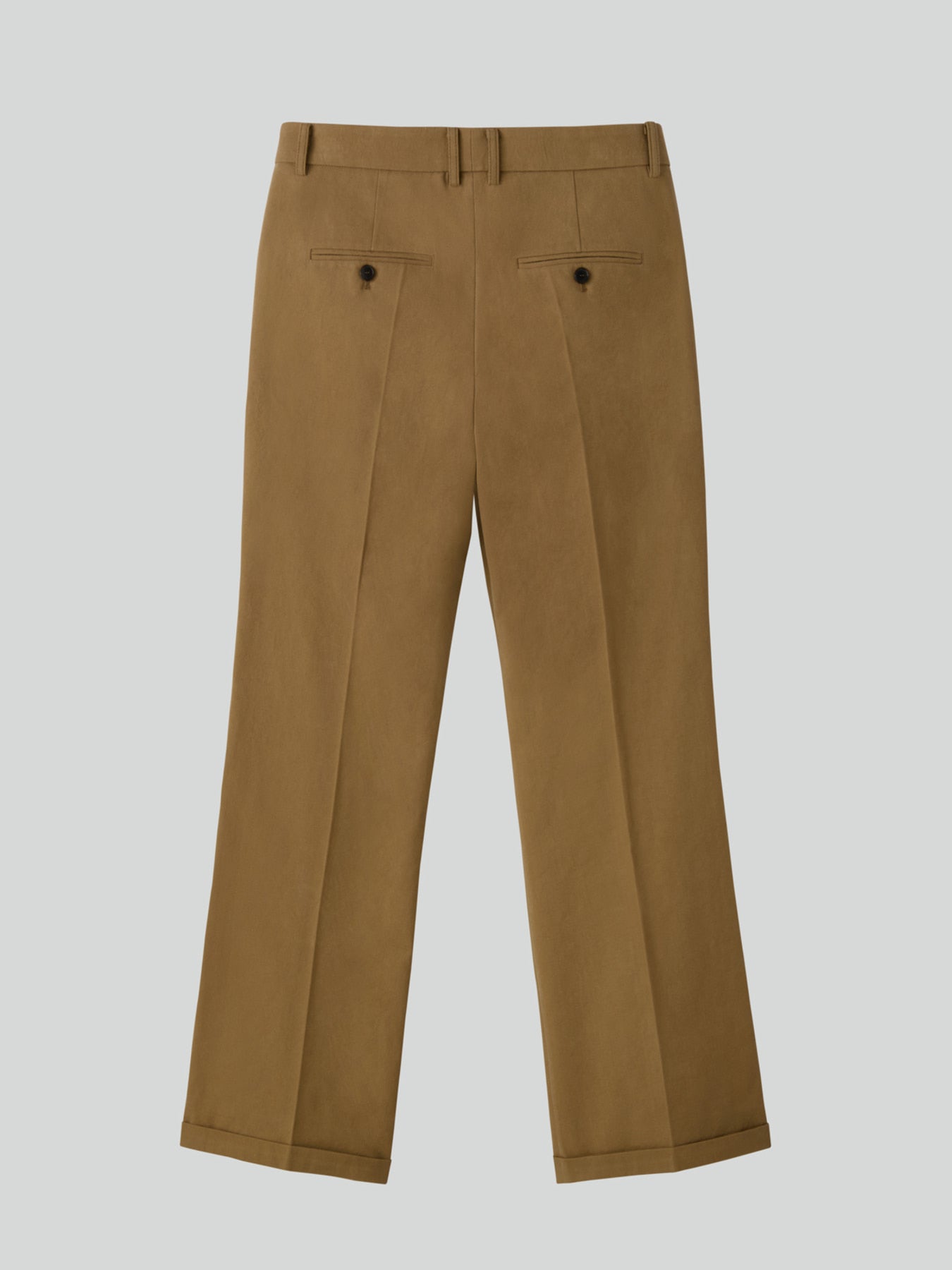 Recto - Cotton Flare Turn Up Pants (Desert) product image 8 | TRAB K-Fashion Australia