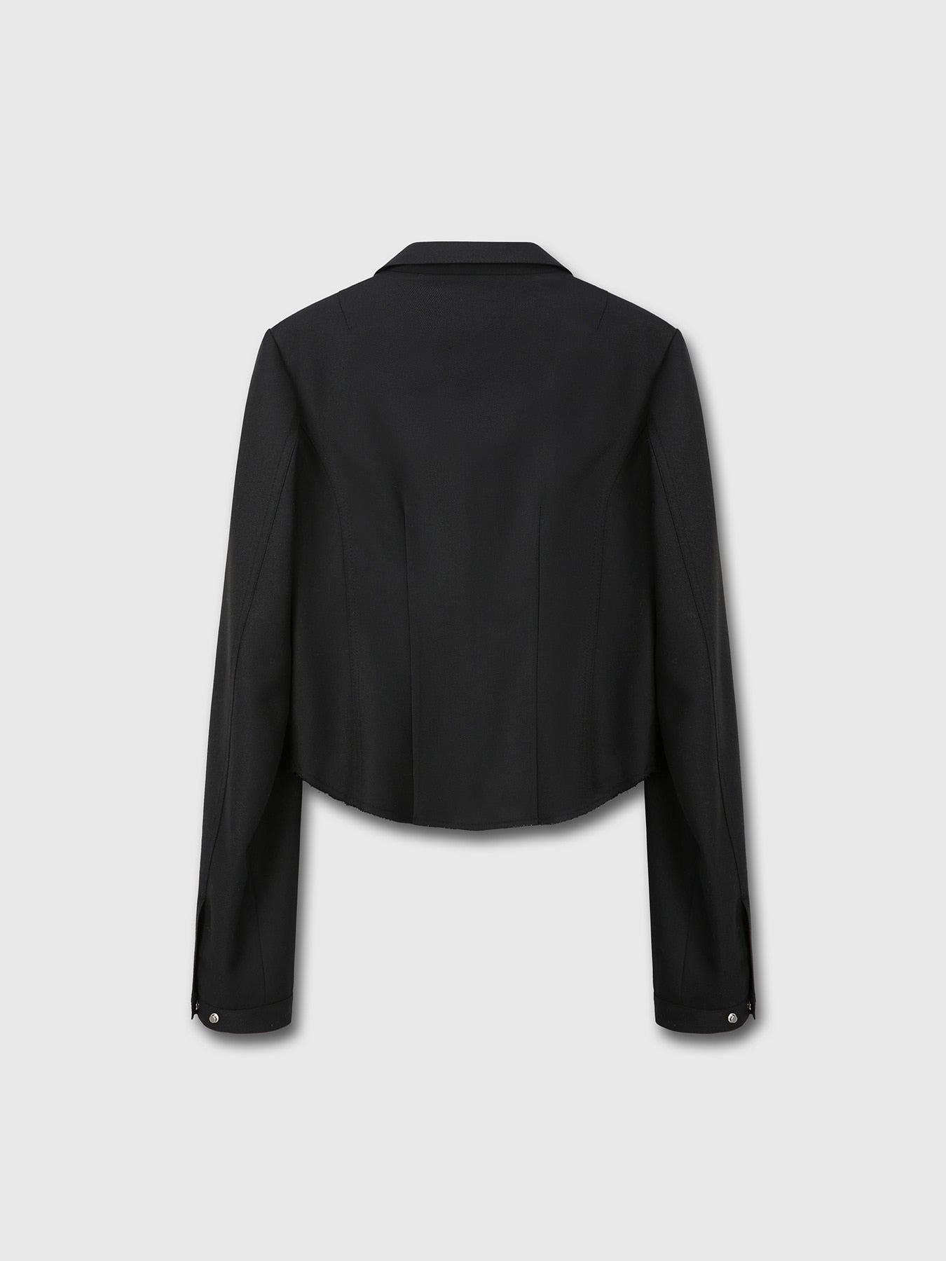 Tonywack - Distressed Wool Short Jacket (Black) product image 9 | TRAB K-Fashion Australia