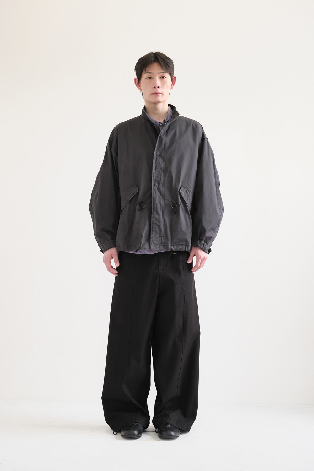 Hatchingroom - Short Mods Parka (Purple Black) product image 10 | TRAB K-Fashion Australia