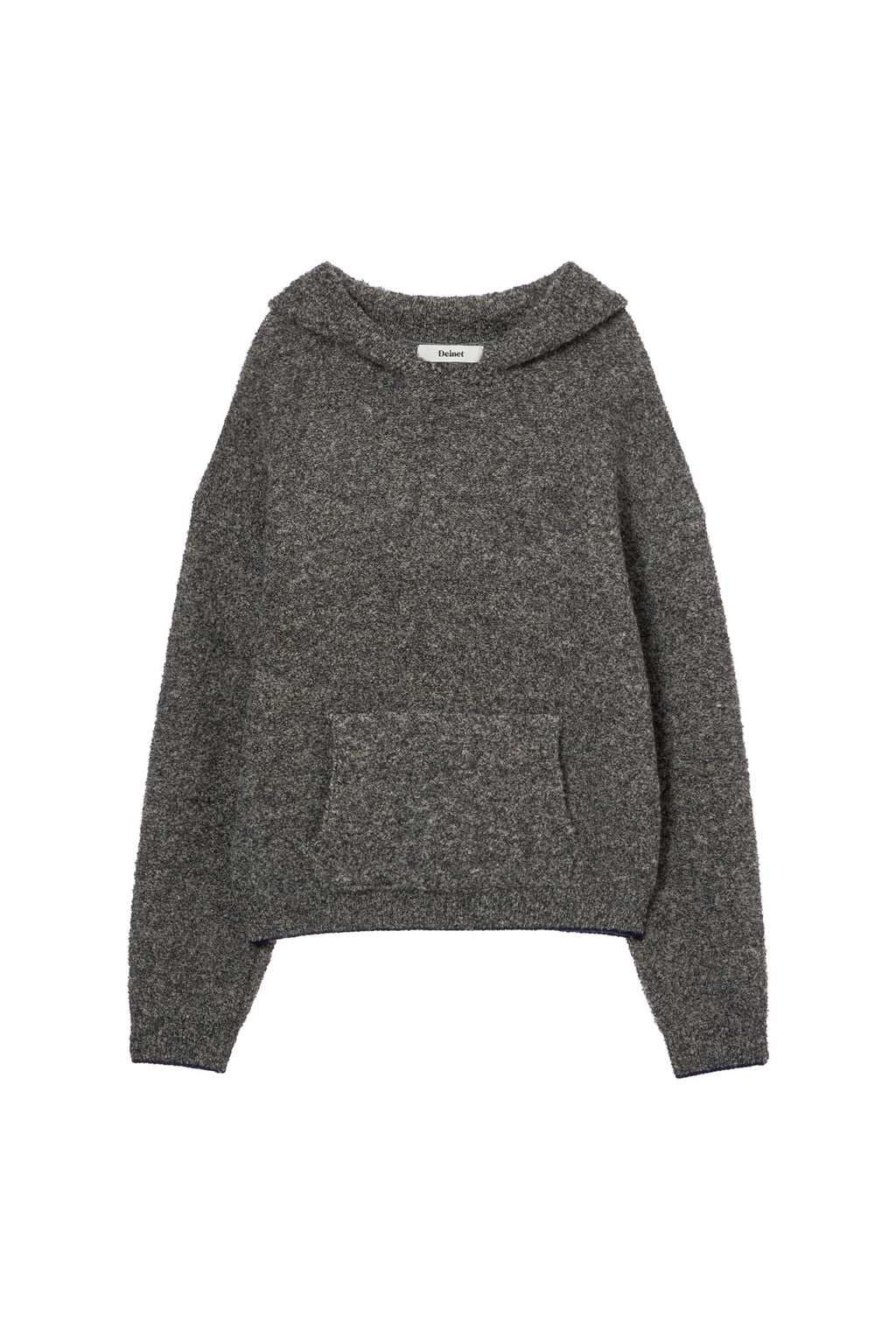 Deinet - Cosmic Knit Hoodie (Charcoal) product image 1 | TRAB K-Fashion Australia