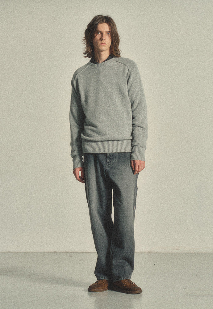 Art if acts - Washed Denim Carpenter Pants (Used Black) product image 4 | TRAB K-Fashion Australia