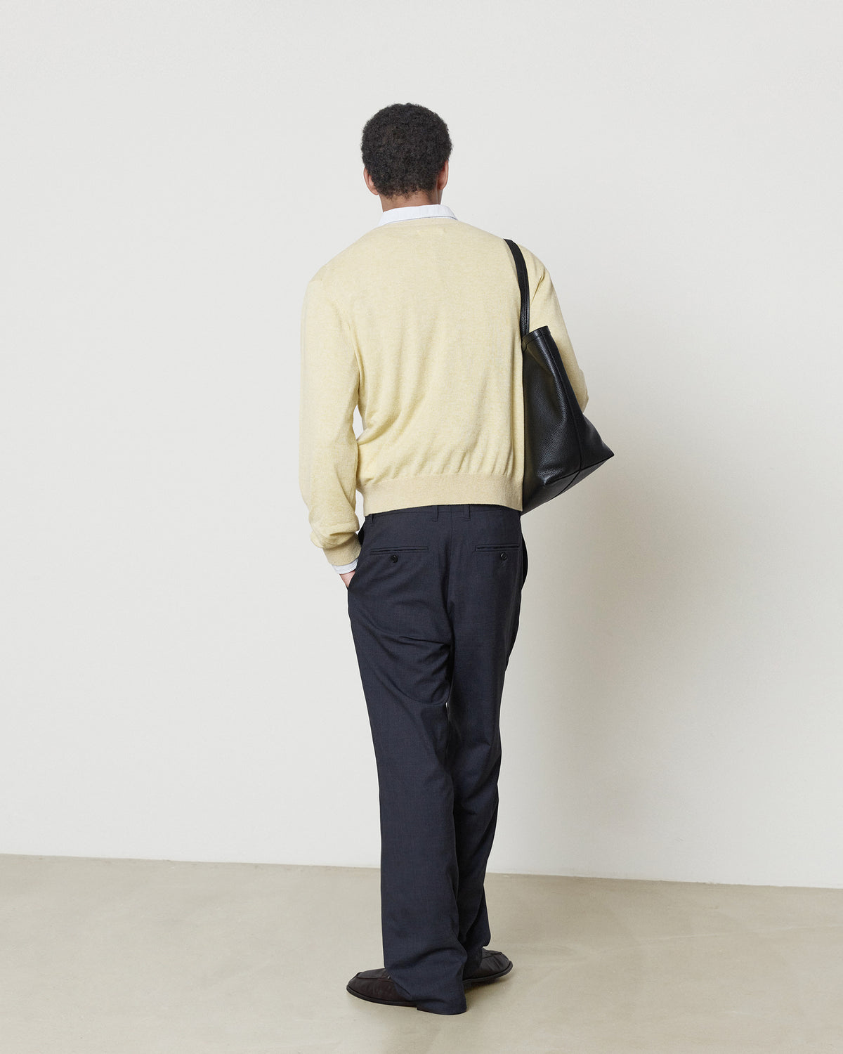 Brownyard - Wool Two Tuck Trouser (Charcoal) product image 2 | TRAB K-Fashion Australia