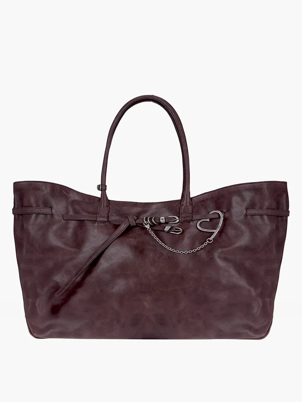 Marge Sherwood - Grandma Used Bag Xl (Wine Pull-Up) product image 1 | TRAB K-Fashion Australia