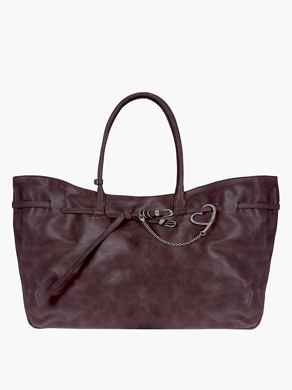 Marge Sherwood - Grandma Used Bag Xl (Wine Pull-Up) product image 1 | TRAB K-Fashion Australia