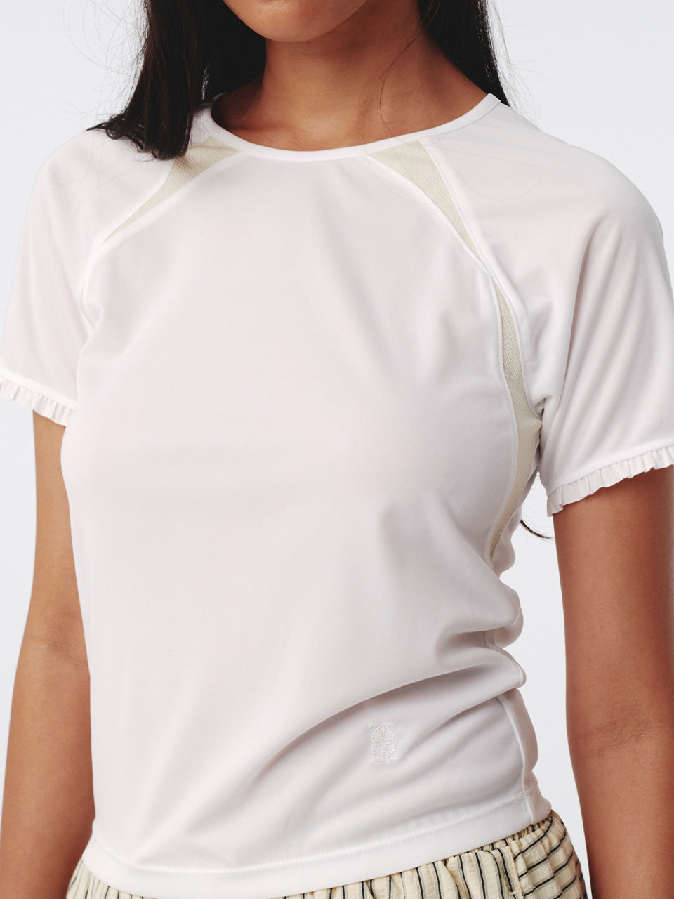 Kijun - Frill Backless Top (Off-White) product image 5 | TRAB K-Fashion Australia