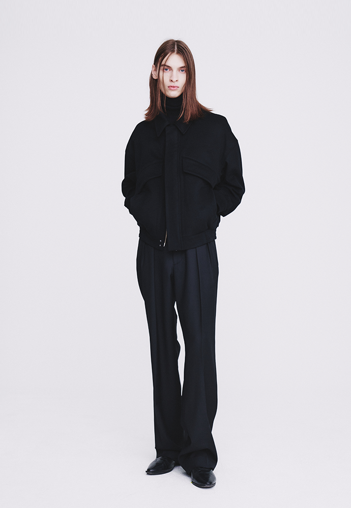 Tonywack - Wool And Cashmere Multi-Pocket Blouson (Black) product image 3 | TRAB K-Fashion Australia