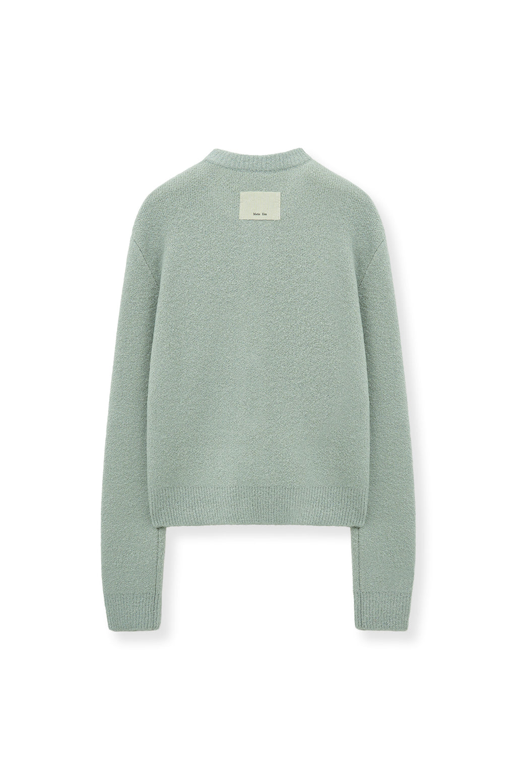 Matin Kim - Matin Poni Coni Knit Zip Up (Mint) product image 3 | TRAB K-Fashion Australia