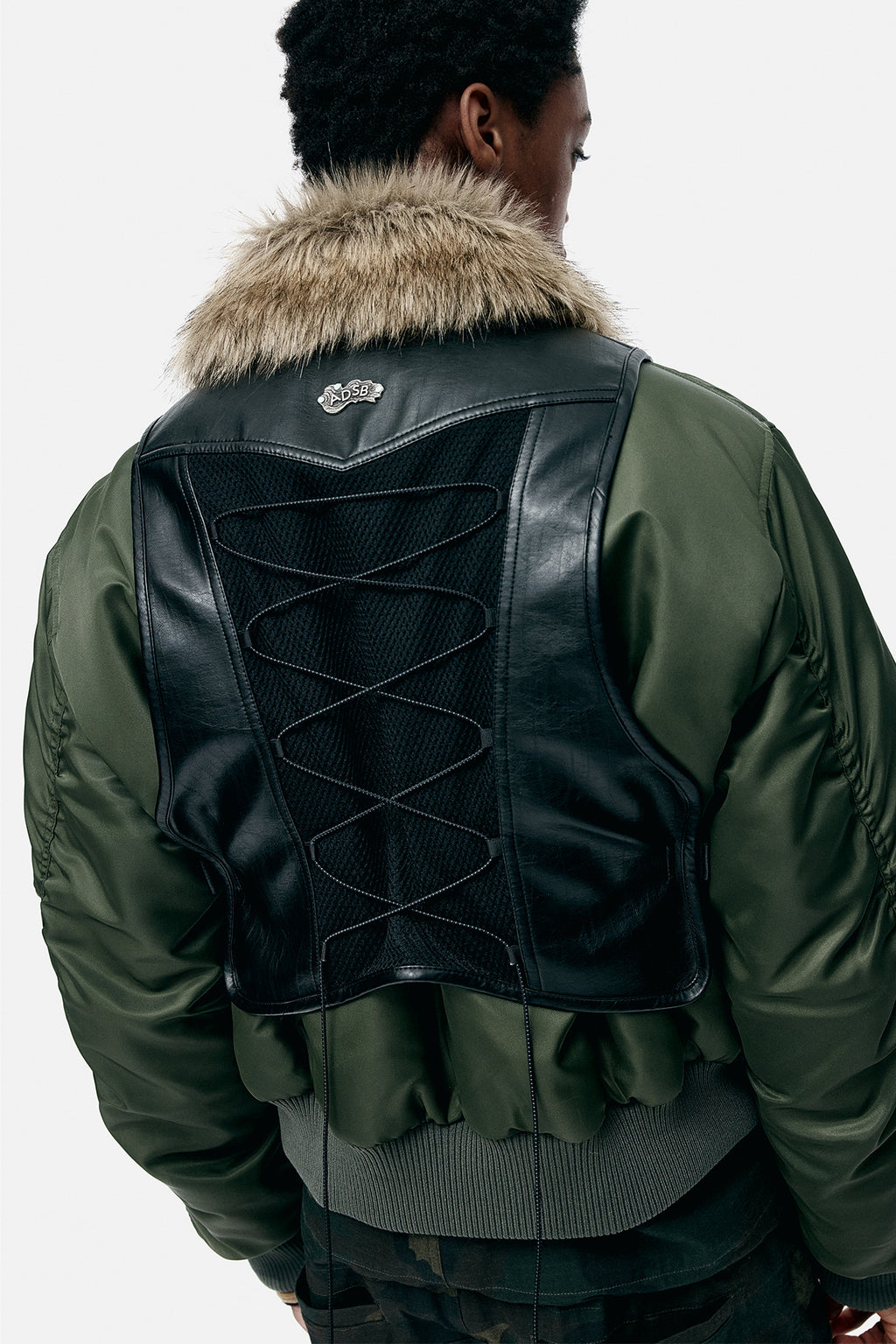 Andersson Bell - Sina Faux-Leather Vest (Black) product image 5 | TRAB K-Fashion Australia