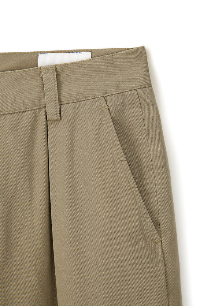 Art if acts - One Tuck Chino Pants (Beige) product image 10 | TRAB K-Fashion Australia