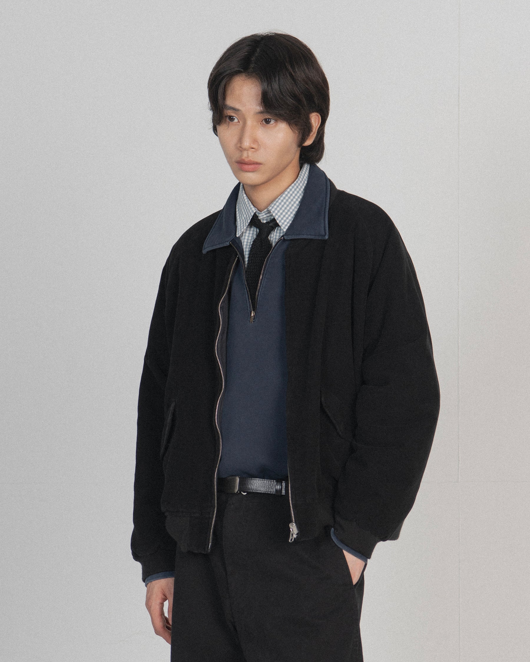 Brownyard - Reversible Moleskin Blouson (Black) product image 1 | TRAB K-Fashion Australia