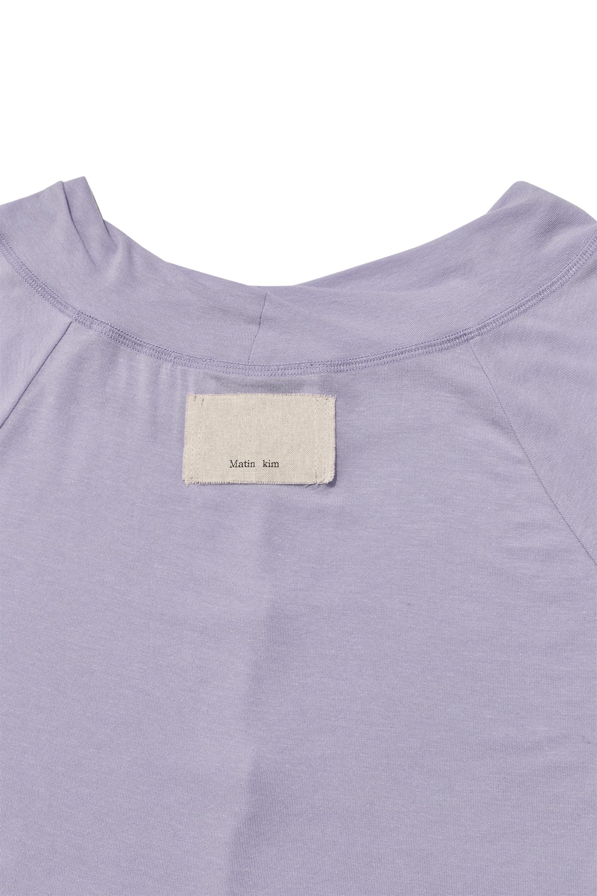 Matin Kim - Wide Neck Raglan Long Sleeve (Lilac) product image 5 | TRAB K-Fashion Australia
