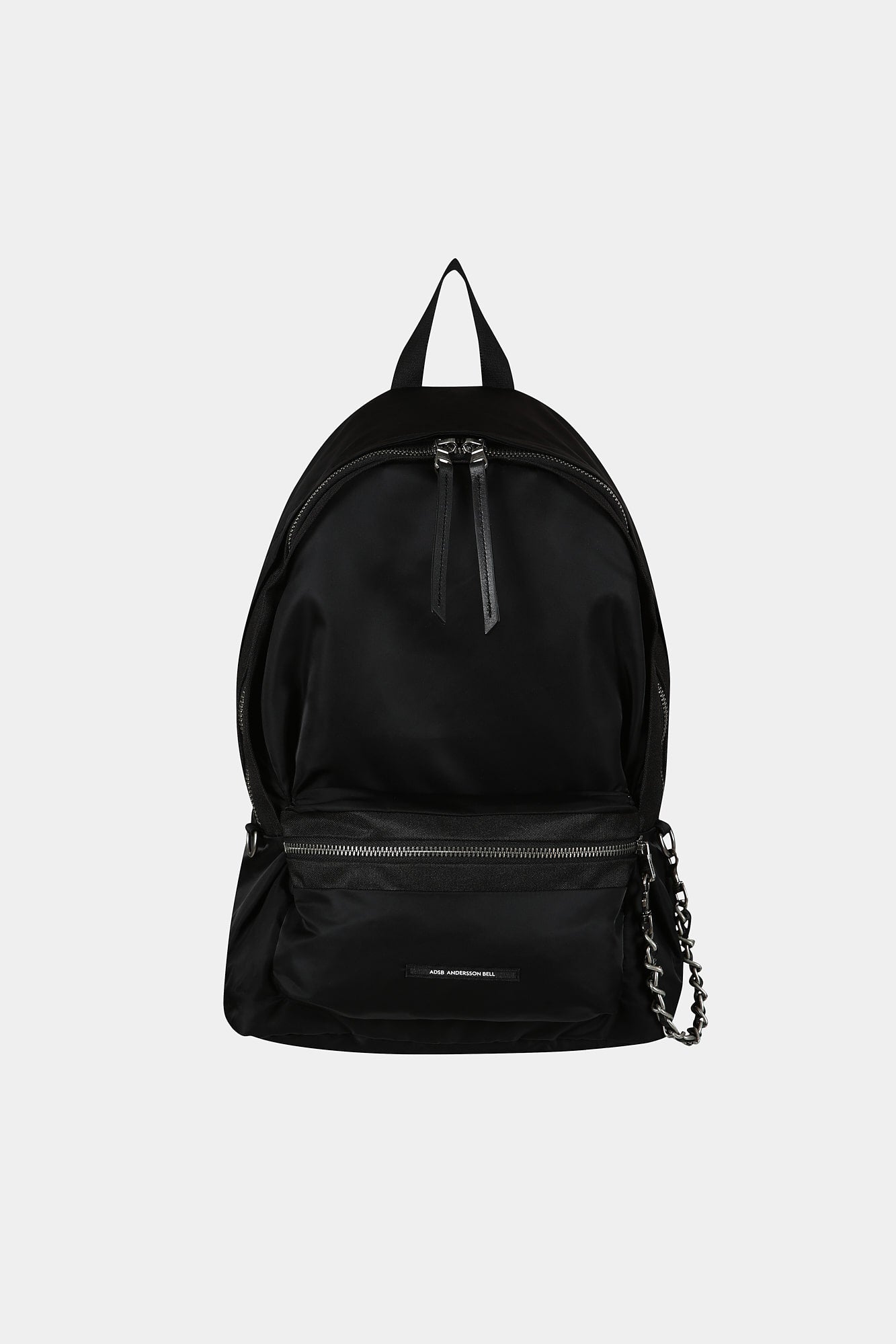 Andersson Bell - Unisex Urban Nylon Chain Backpack (Black) product image 8 | TRAB K-Fashion Australia