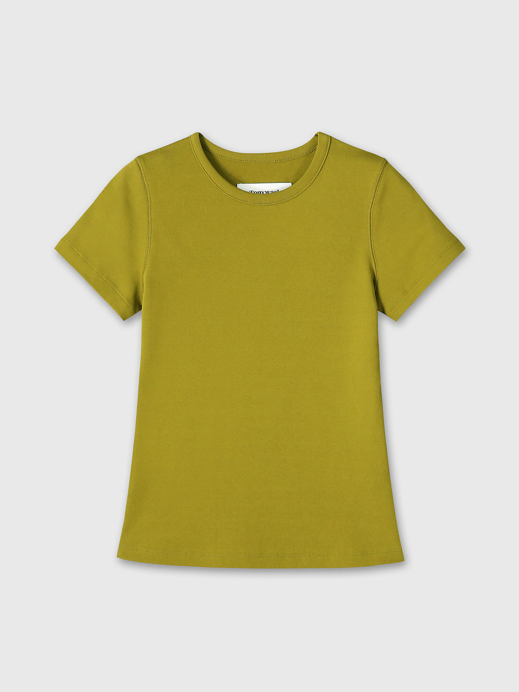 Tonywack - Ribbed Half Sleeve T-Shirts (Olive) product image 8 | TRAB K-Fashion Australia