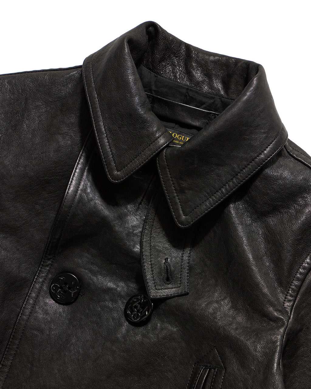 Eastlogue - Naval Leather Coat (Black) product image 5 | TRAB K-Fashion Australia