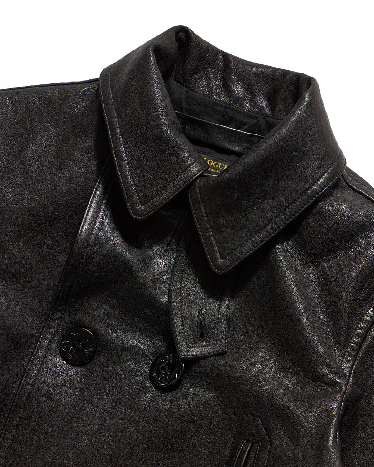 Eastlogue - Naval Leather Coat (Black) product image 5 | TRAB K-Fashion Australia