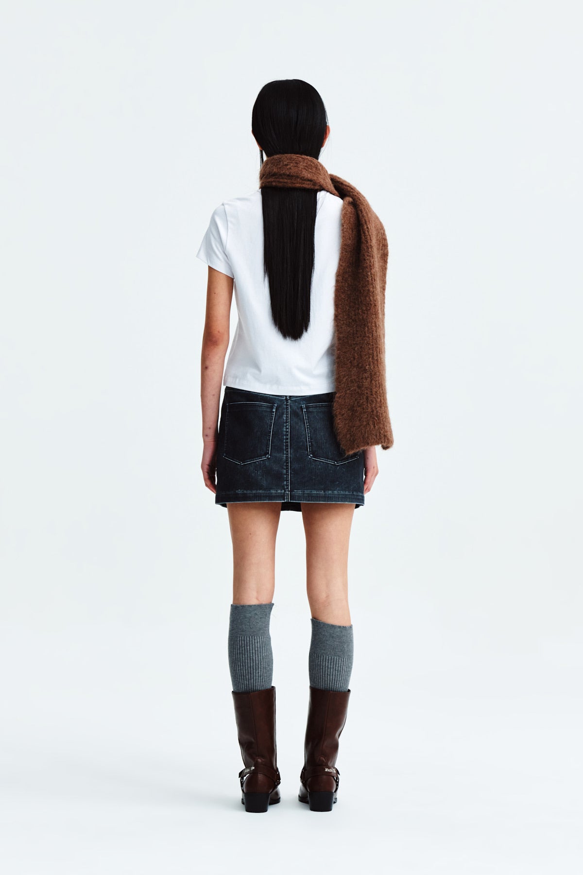 Matin Kim - Glow Printing Crop Top (White) product image 8 | TRAB K-Fashion Australia