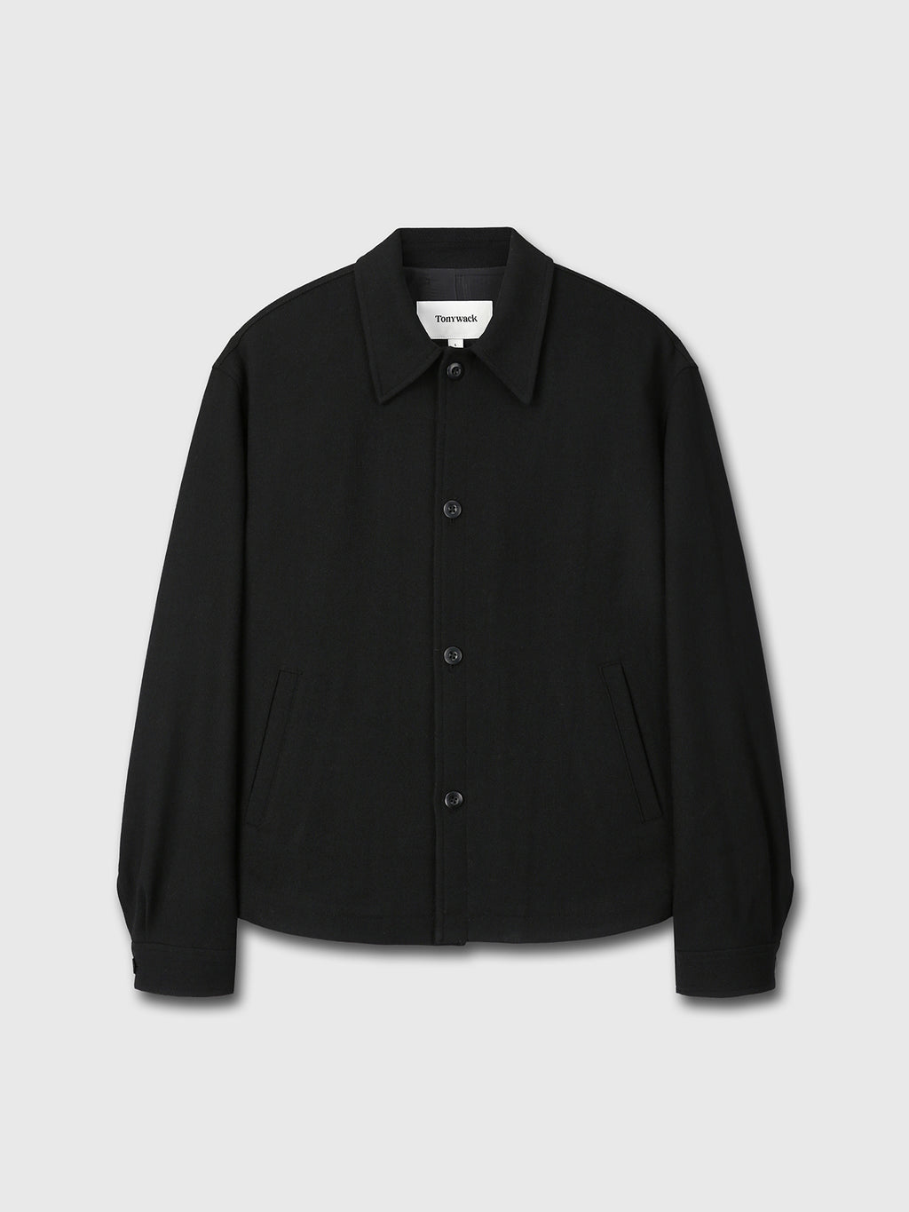 Tonywack - Textured Wool Shirt Blouson (Black) product image 9 | TRAB K-Fashion Australia
