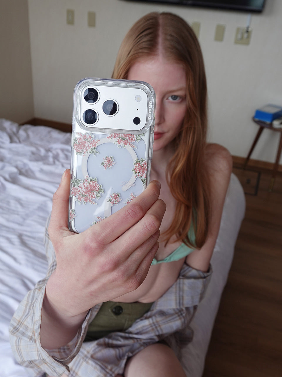 Kijun - MAGSAFE LAYERS FRAME CASE CLEAR SUNWASHED (Flower) product image 6 | TRAB K-Fashion Australia