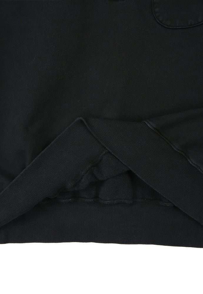 Art if acts - Garment Dyed Half Zipup Sweat (Black) product image 13 | TRAB K-Fashion Australia