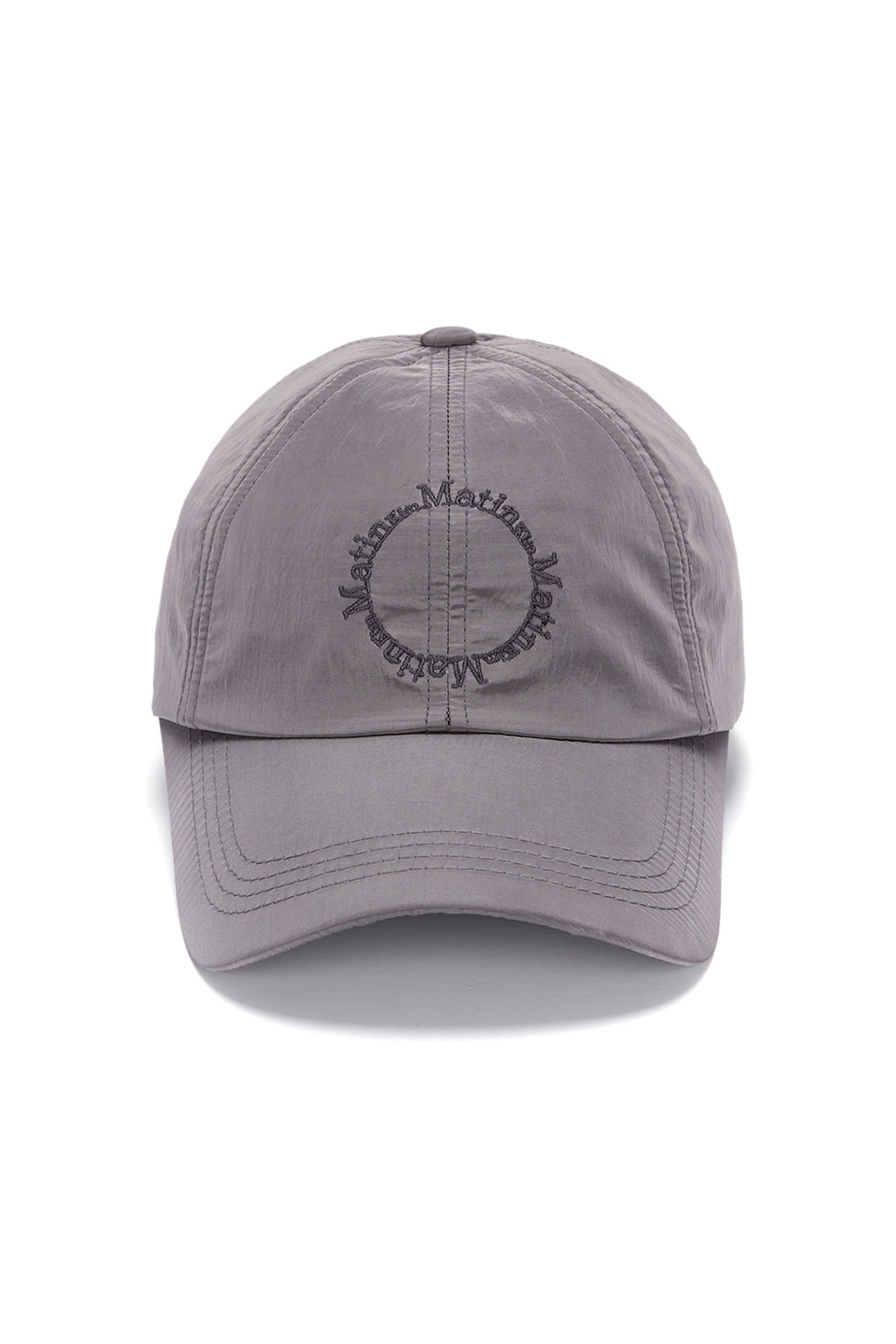Matin Kim - Crisp Logo Ball Cap (Silver) product image 1 | TRAB K-Fashion Australia