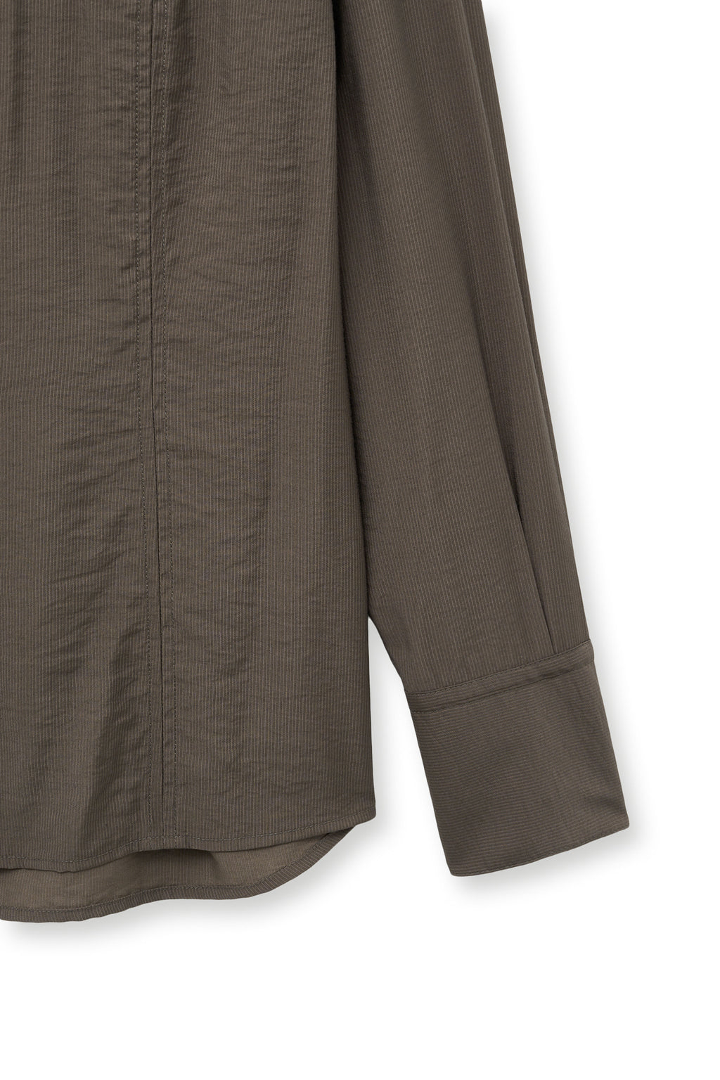 Matin Kim - Pocket Line Point Shirt (Brown) product image 4 | TRAB K-Fashion Australia