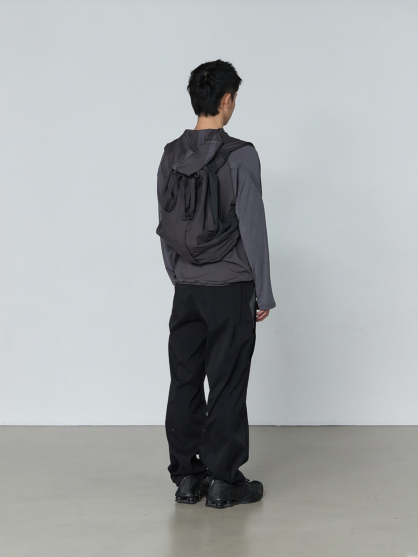 San San Gear - Wave Long Sleeve (Blue Charcoal) product image 3 | TRAB K-Fashion Australia