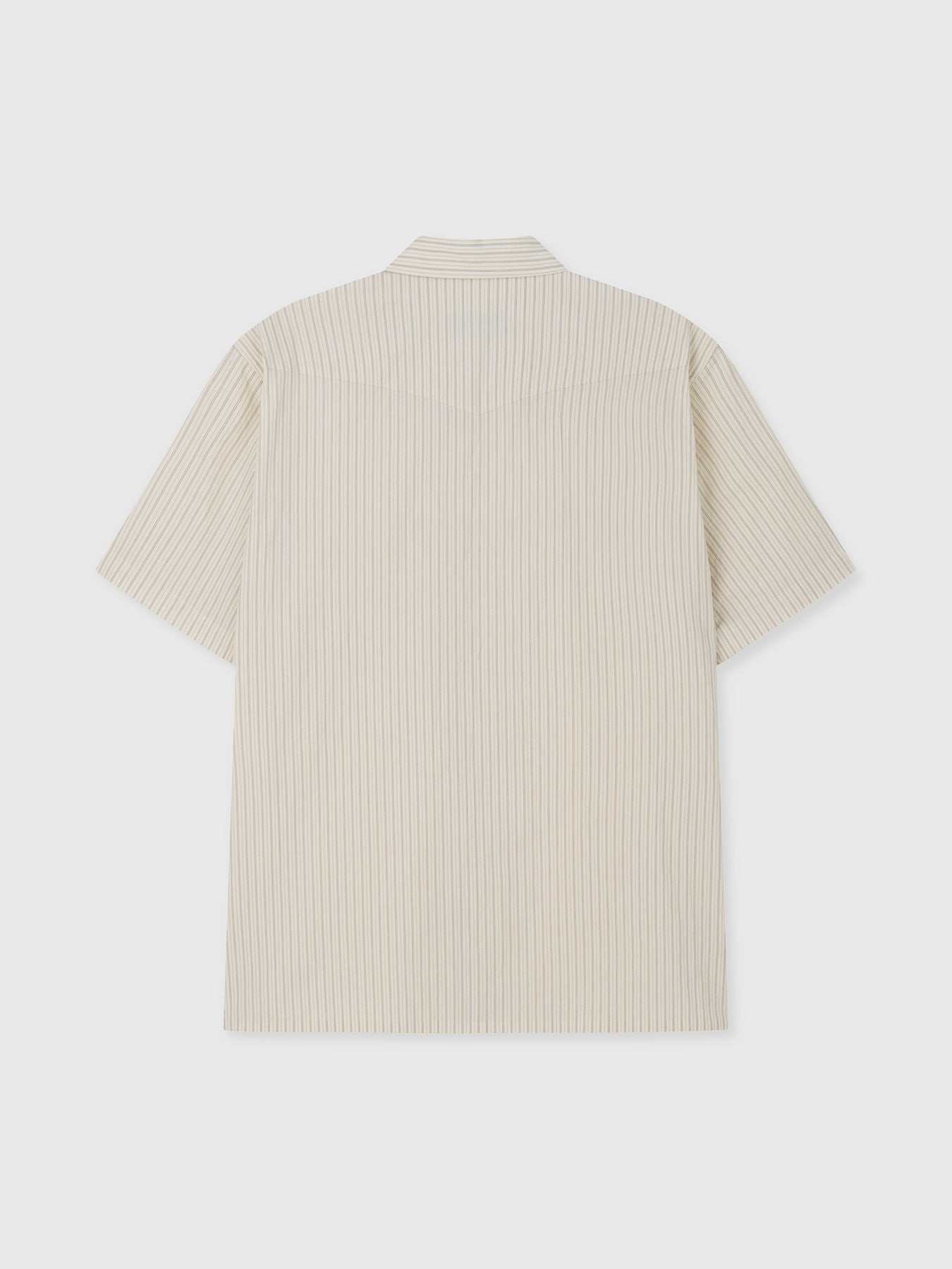 Tonywack - Striped Cotton Western Shirt (Ecru) product image 12 | TRAB K-Fashion Australia