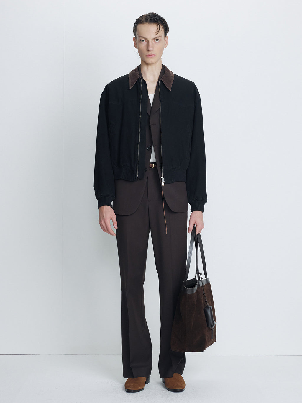 Tonywack - Garment Washed Western Bomber (Faded Black) product image 2 | TRAB K-Fashion Australia