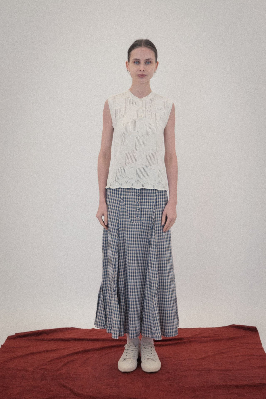 Ioedle - Fractal Waterfall Skirt (Blue) product image 9 | TRAB K-Fashion Australia