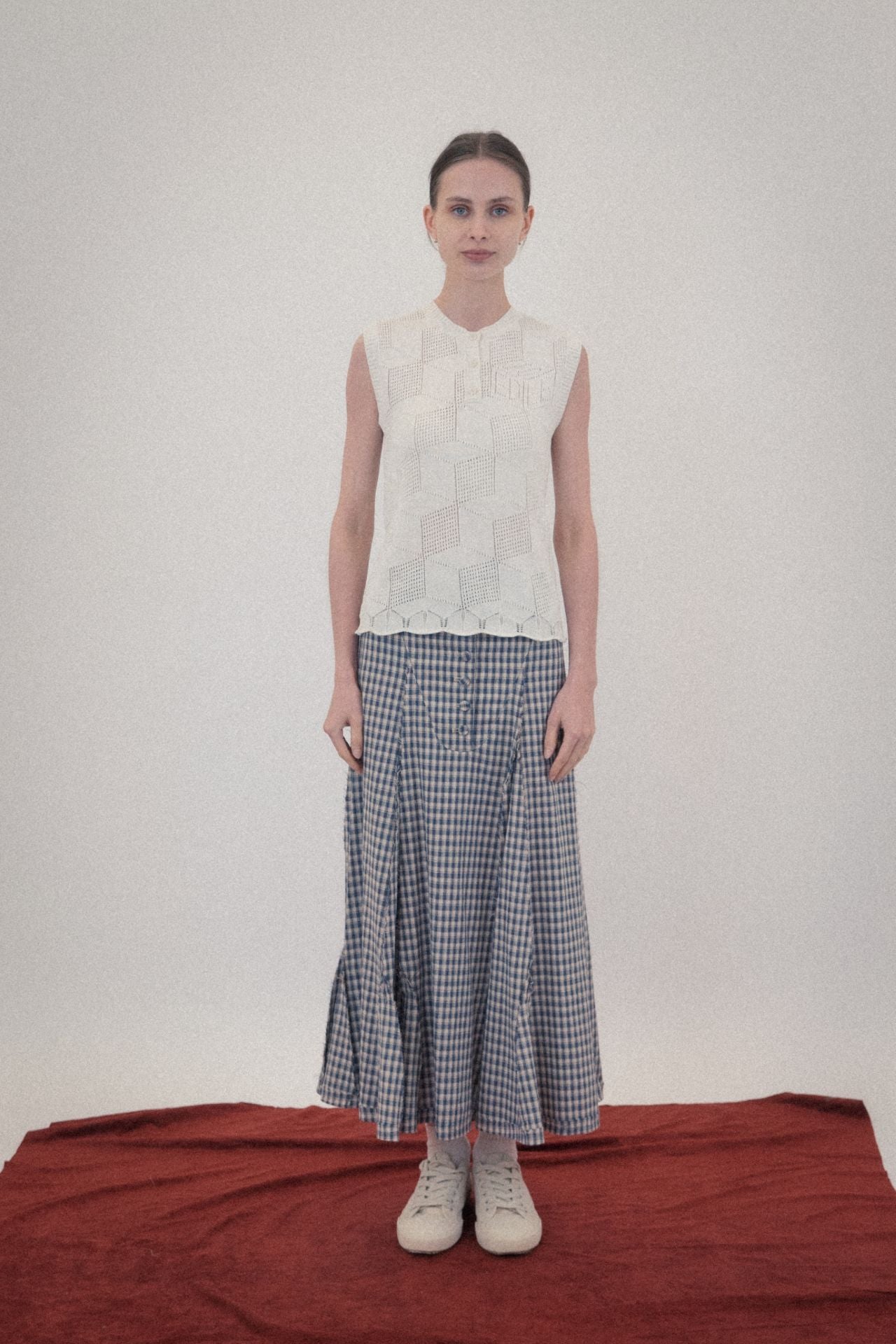 Ioedle - Fractal Waterfall Skirt (Blue) product image 9 | TRAB K-Fashion Australia