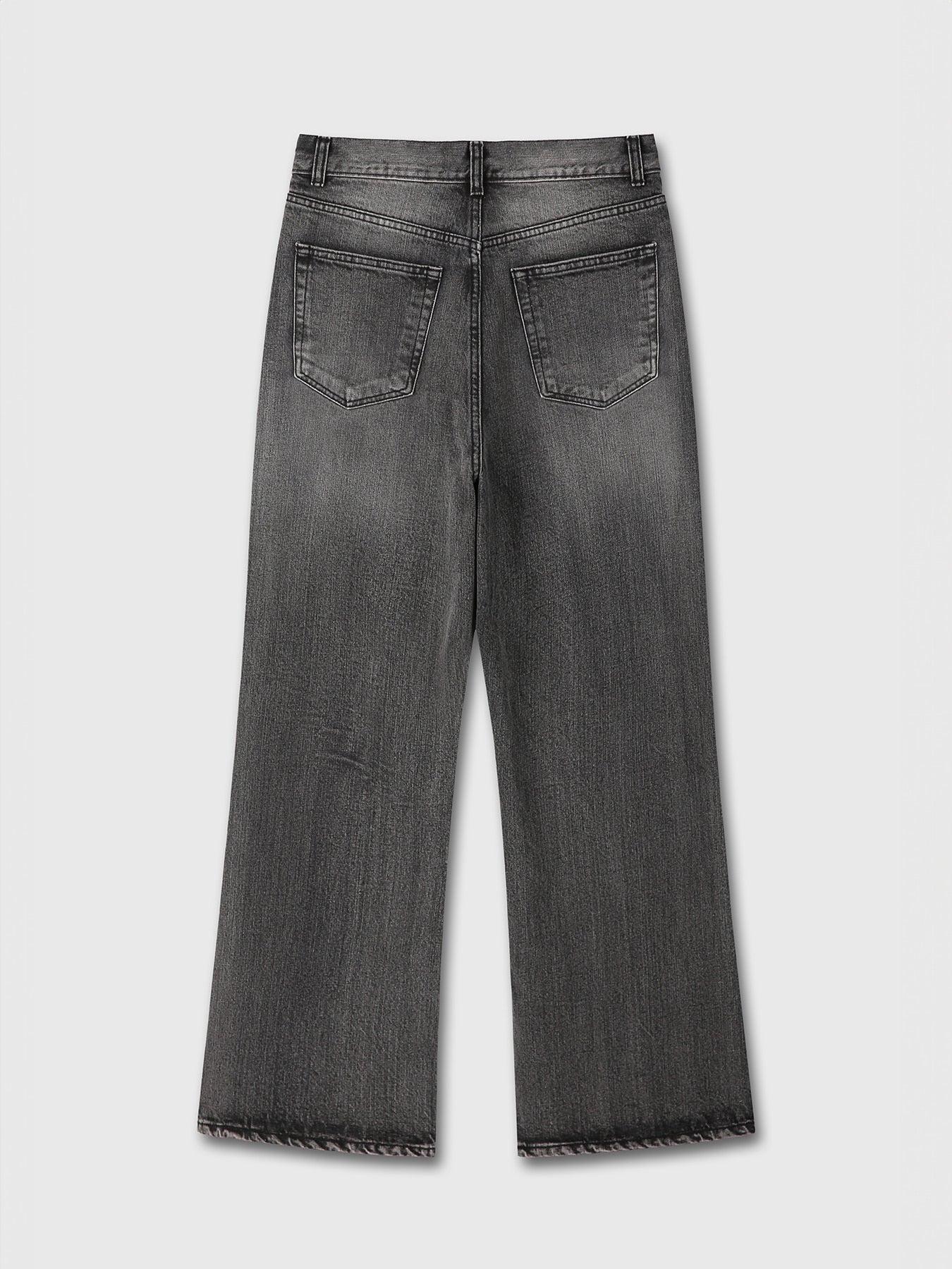 Tonywack - Loose Flared-Leg Denim Jeans (Washed Black) product image 7 | TRAB K-Fashion Australia