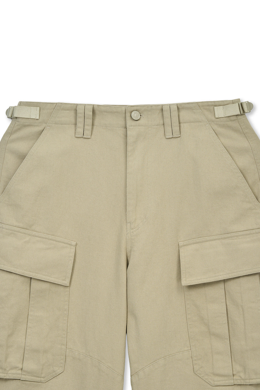 Matin Kim - Utility Cargo Bermuda Pants (Beige) product image 3 | TRAB K-Fashion Australia
