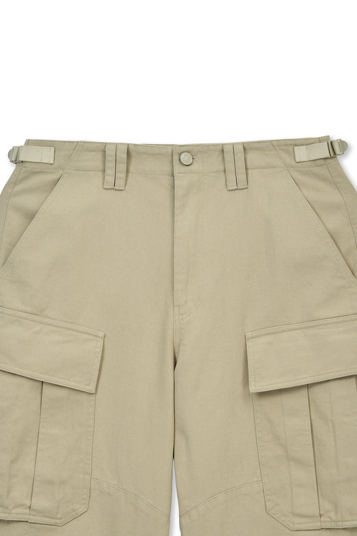 Matin Kim - Utility Cargo Bermuda Pants (Beige) product image 3 | TRAB K-Fashion Australia