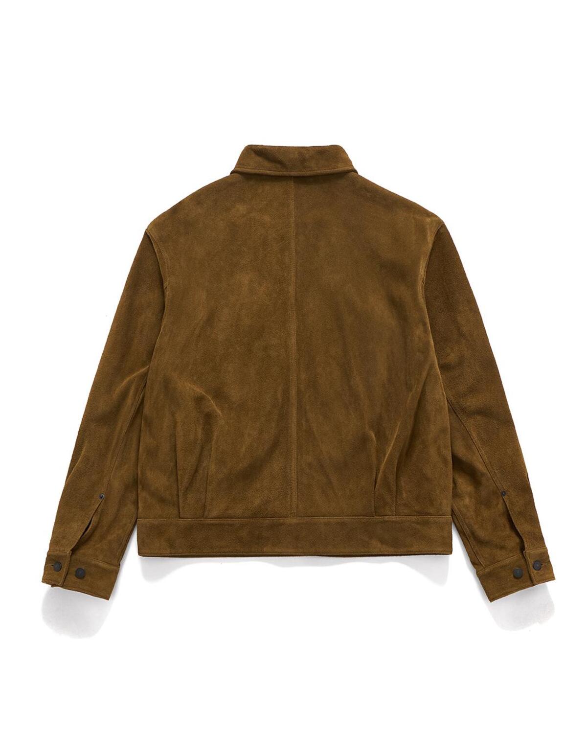 Eastlogue - Workers Blouson Leather Jacket (Brown Nubuck) product image 2 | TRAB K-Fashion Australia