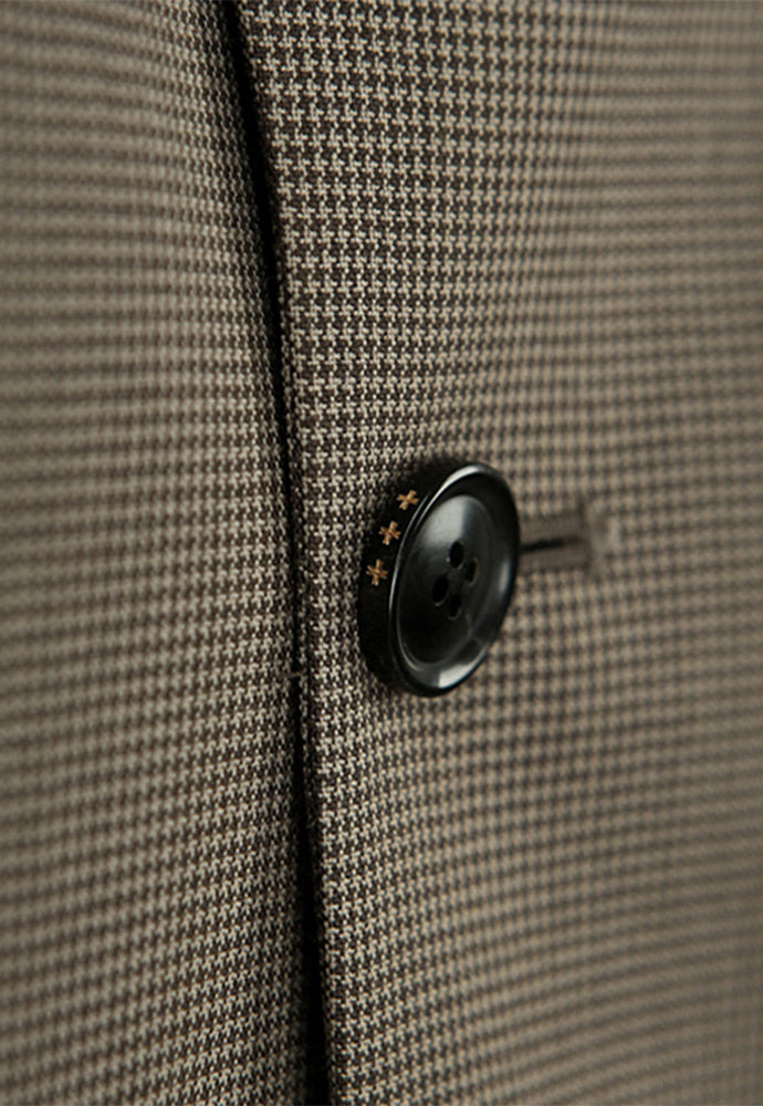 Tonywack - Crudo 3-Button Single Blazer (Brown Check) product image 5 | TRAB K-Fashion Australia