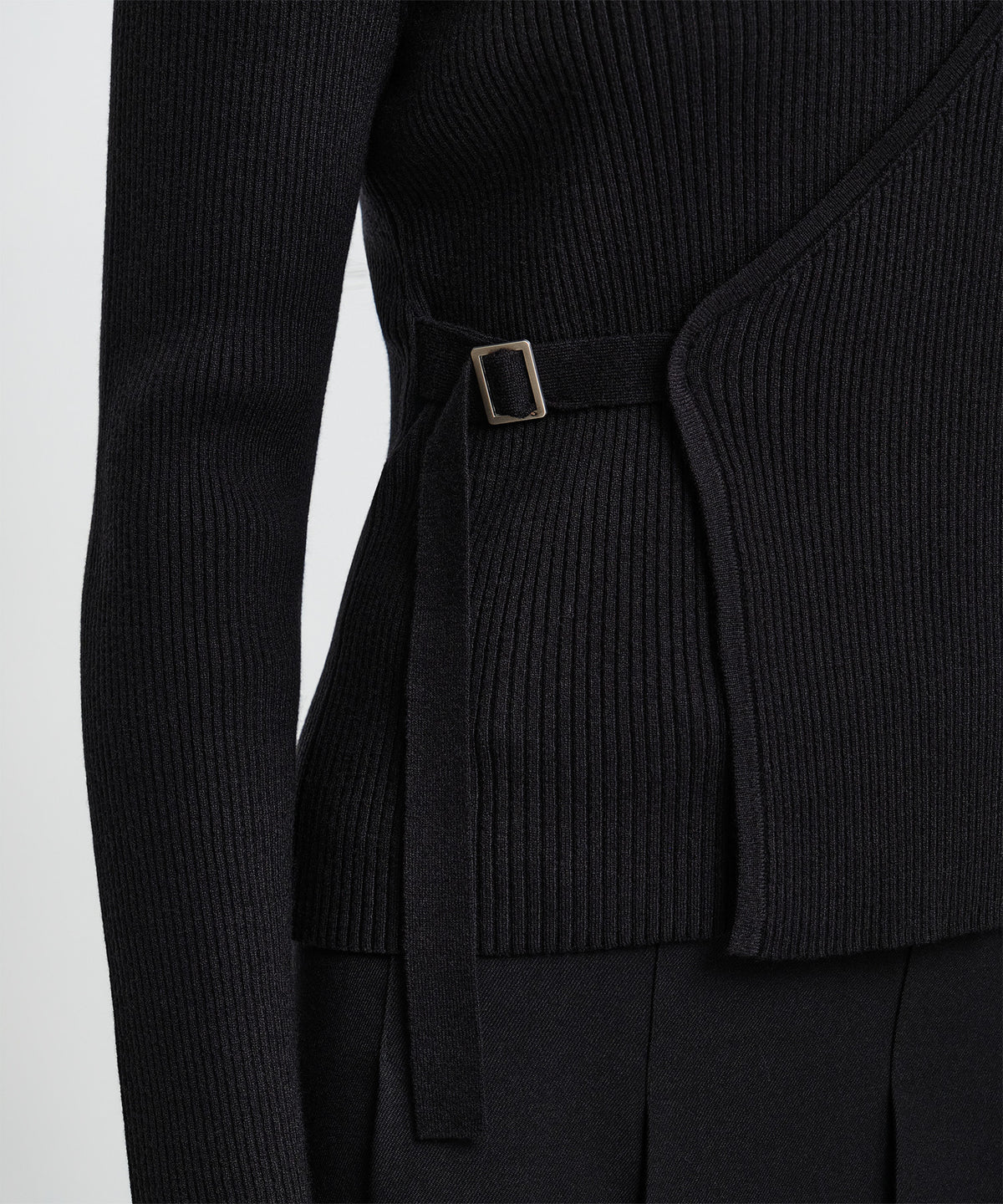 Marithe & Francois Girbaud - Wrap Knit (Black) product image 5 | TRAB K-Fashion Australia
