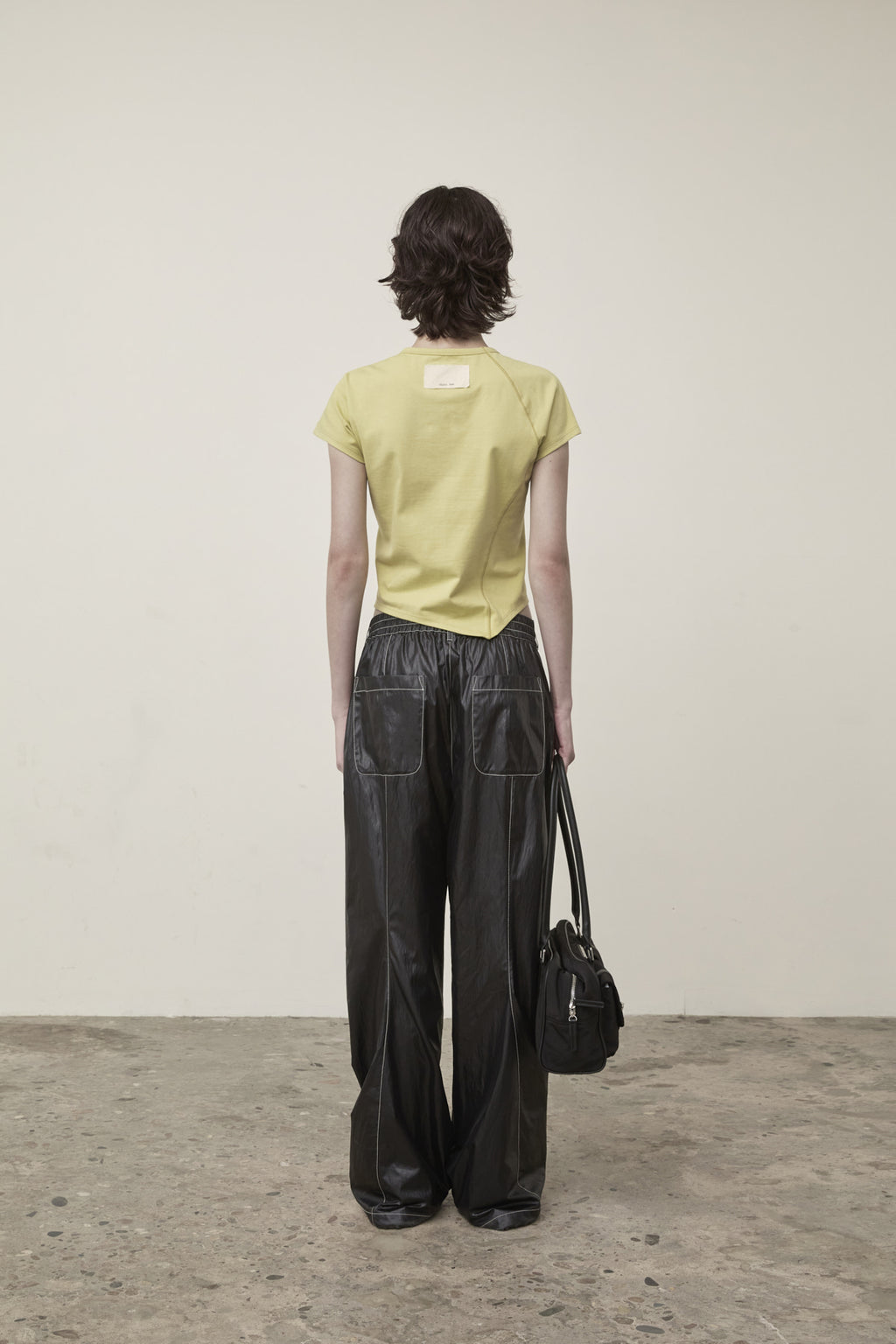 Matin Kim - Twist Point Slim Top (Lime) product image 7 | TRAB K-Fashion Australia