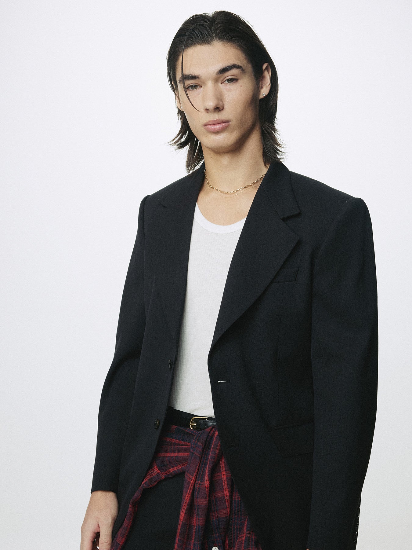 Tonywack - Wool Single-Breasted Tailored Jacket (Midnight) product image 6 | TRAB K-Fashion Australia