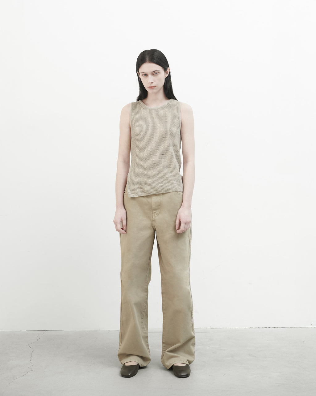 Brownyard - Slip Sleeveless Knit (Beige) product image 1 | TRAB K-Fashion Australia