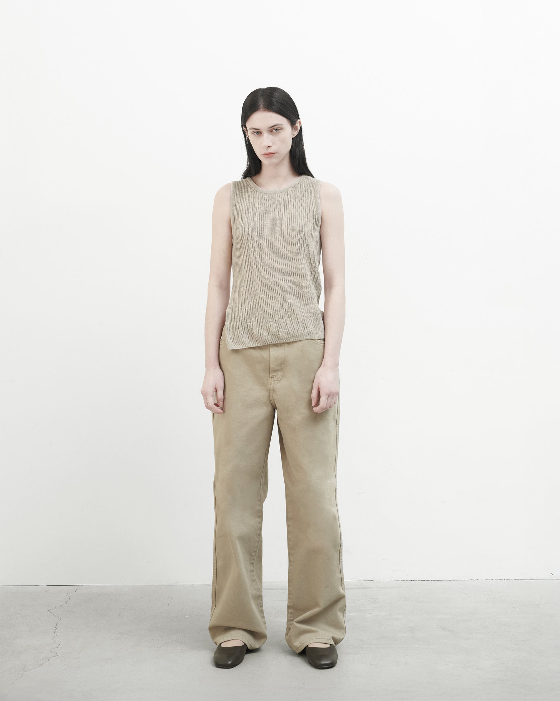 Brownyard - Slip Sleeveless Knit (Beige) product image 1 | TRAB K-Fashion Australia