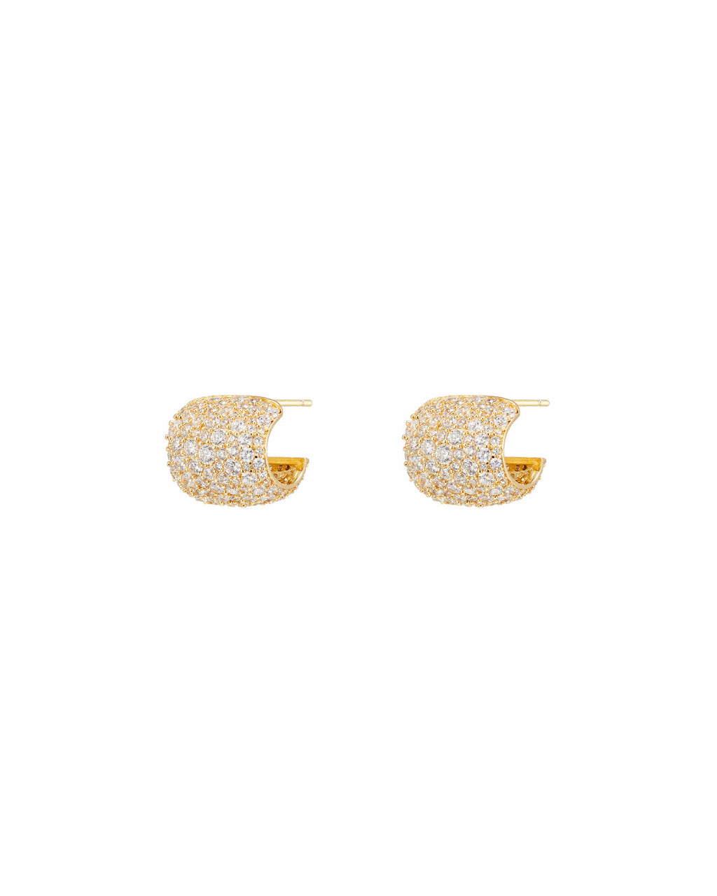 Numbering - Pave Hoop Earrings #3304 product image 5 | TRAB K-Fashion Australia