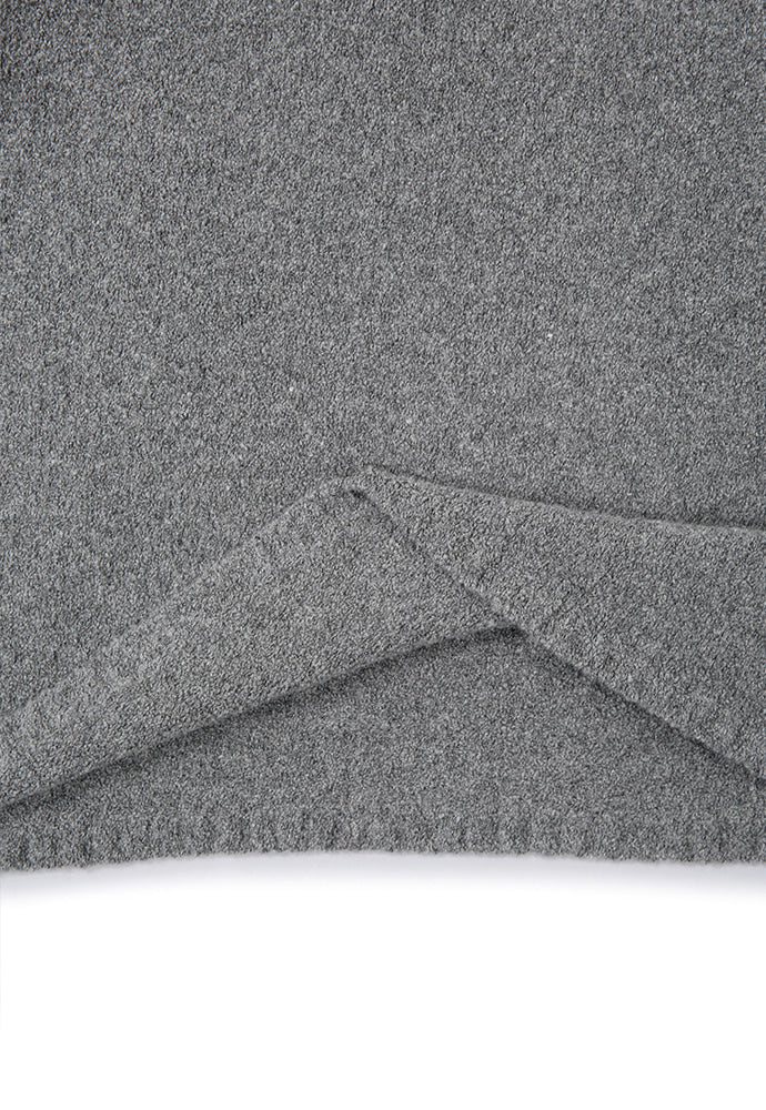 Art if acts - Alpaca Blended Button Down Turtle Neck Knit (Stone) product image 11 | TRAB K-Fashion Australia