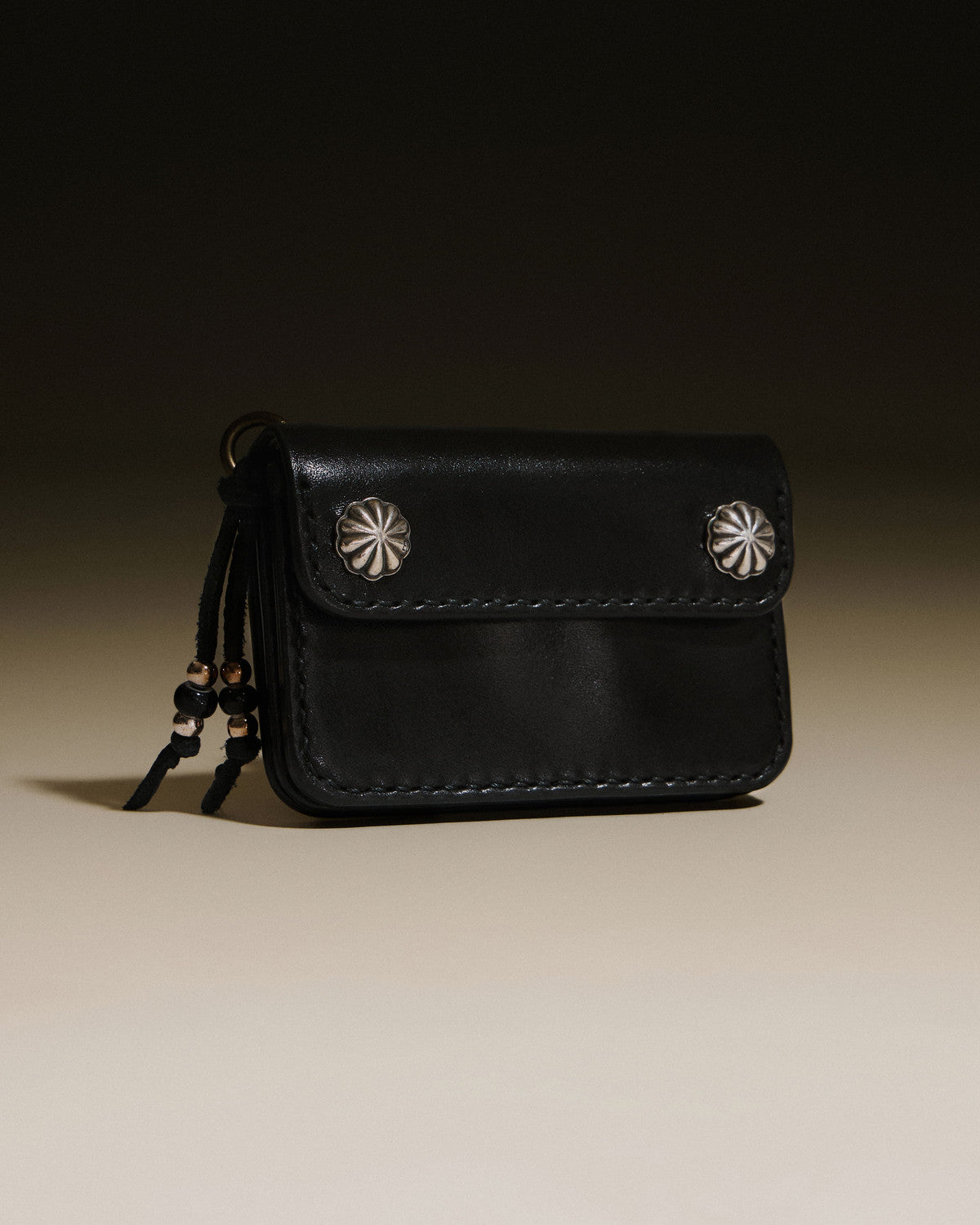 Eastlogue - Q's Mini Trucker Wallet El Concho Ver. (Black) product image 1 | TRAB K-Fashion Australia