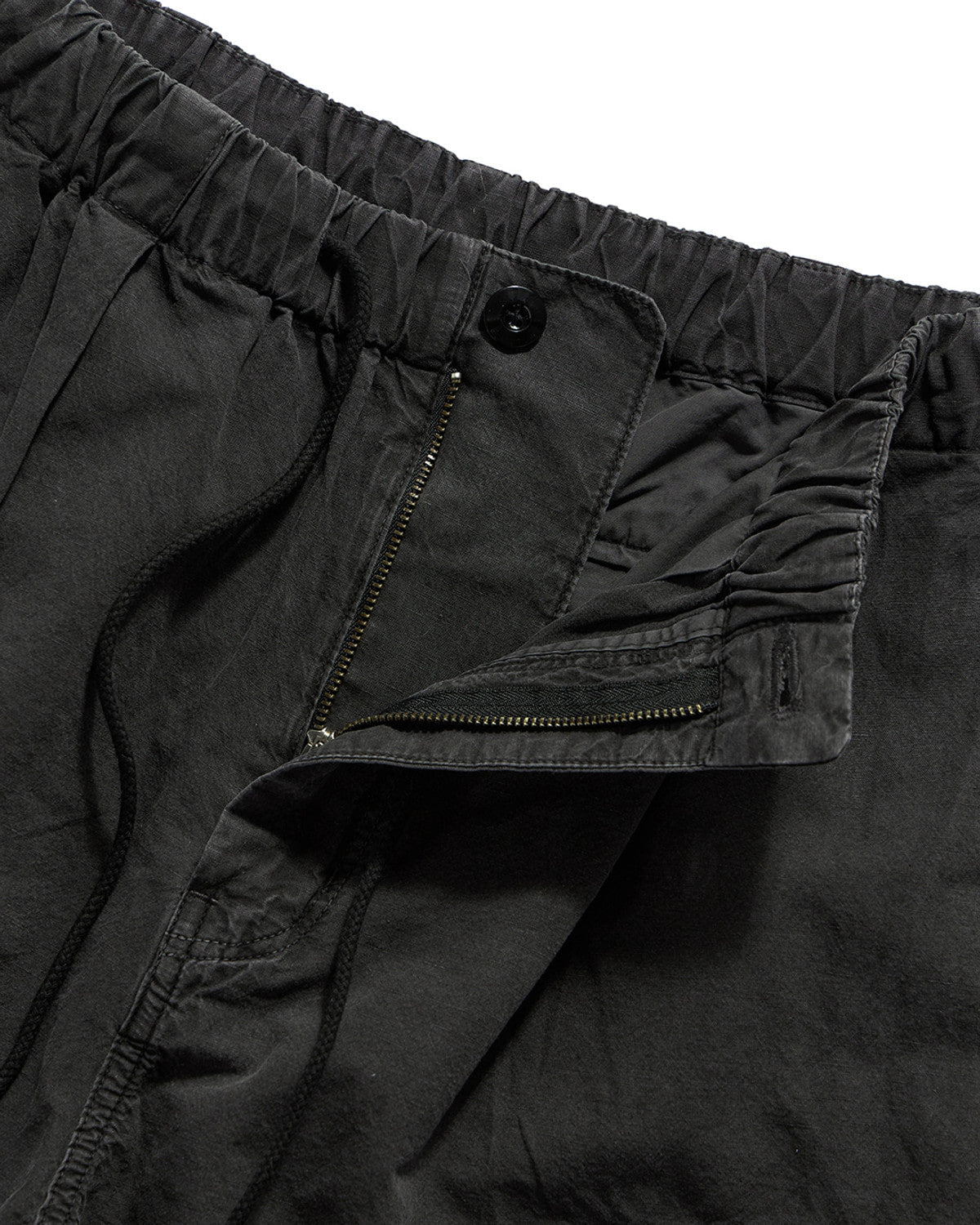 Eastlogue - Parachute Easy Shorts (Vintage Black Linen) product image 7 | TRAB K-Fashion Australia