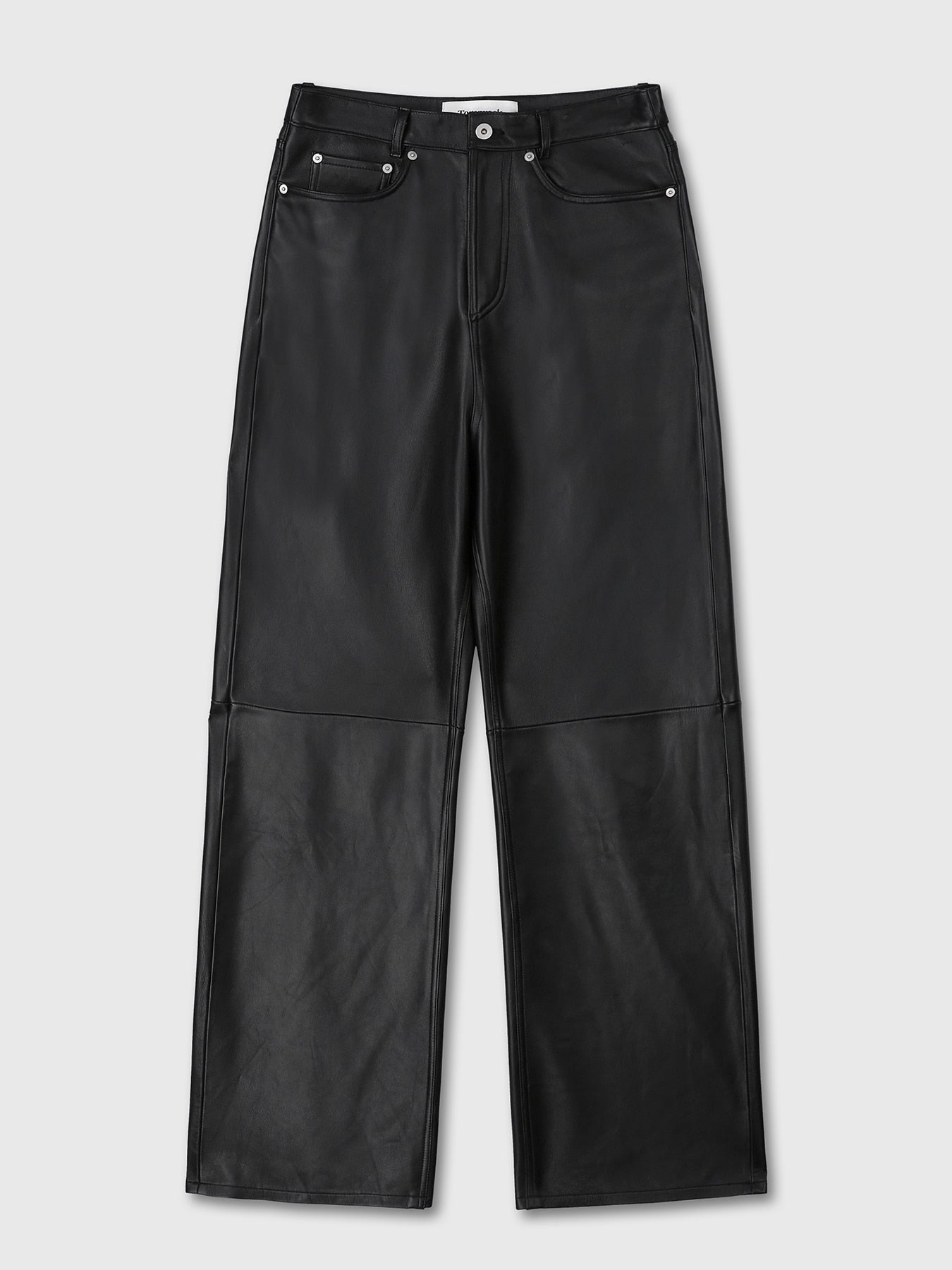 Tonywack - Leather Wide-Leg Pants (Black) product image 6 | TRAB K-Fashion Australia