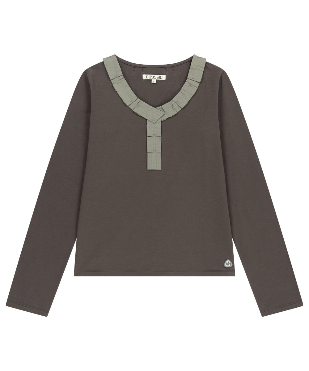 Coyseio - Strap Long Sleeve (Brown) product image 8 | TRAB K-Fashion Australia